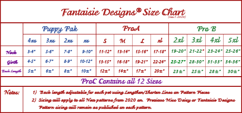 Size Chart New